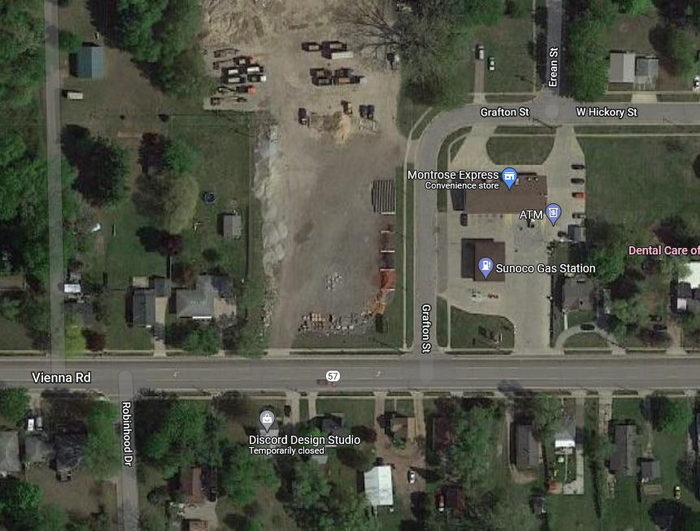 Montrose Lanes (Village Bowl) - Now An Empty Lot